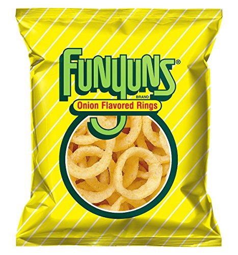 0028400111058 - FUNYUNS ONION FLAVORED RINGS, 0.75 OUNCE (PACK OF 104)