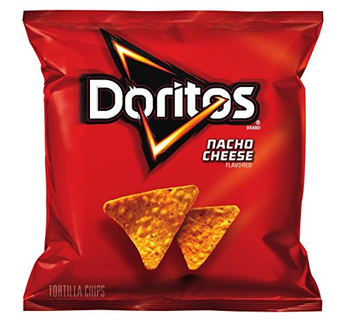 0028400111423 - DORITOS FLAVORED TORTILLA CHIPS, NACHO CHEESE, 1 OUNCE (PACK OF 104)