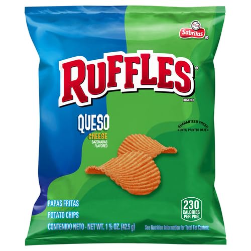 0028400132916 - RUFFLES QUESO FLAVORED CHIPS (1.5OZ)