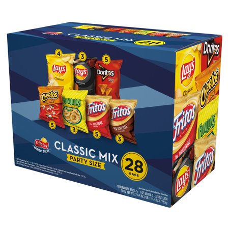 0028400155861 - FRITO-LAY CLASSIC MIX VARIETY PACK, 28 COUNT