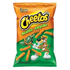 0028400443678 - CHEETOS CHEESE SNACKS, CHEDDAR JALAPENO, 2 OUNCE (PACK OF 64)