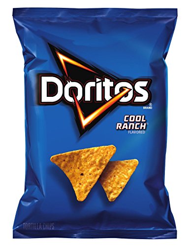 0028400443746 - DORITOS FLAVORED TORTILLA CHIPS, COOL RANCH, 1.75 OUNCE (PACK OF 64)