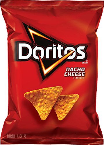 0028400443753 - DORITOS TORTILLA CHIPS, NACHO CHEESE, 1.75-OUNCE LARGE SINGLE SERVE BAGS (PACK OF 64)