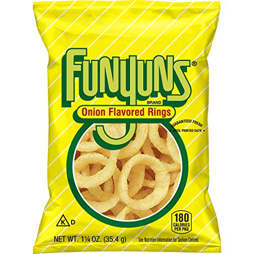 0028400443999 - FUNYUNS ONION SNACKS, 1.25-OUNCE LARGE SINGLE SERVE BAGS (PACK OF 64)