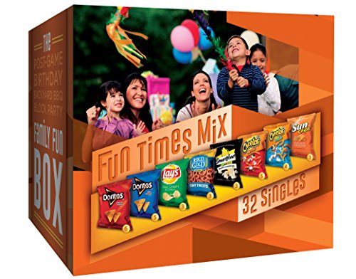 0028400576055 - FRITO-LAY VARIETY PACK, FUN TIMES MIX, 32 COUNT