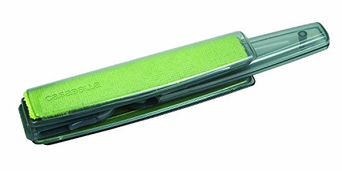0028484114570 - CASABELLA I CLEAN 1 COUNT MICROFIBER SCREEN AND DETAIL CLEANER, GREEN/GREY
