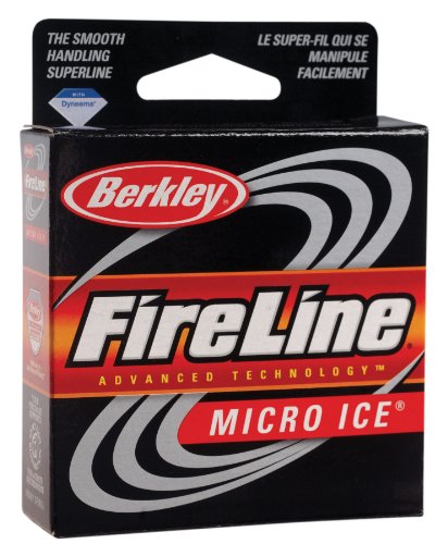 0028632206928 - BERKLEY FIRELINE MICRO ICE FUSED ORIGINAL FISHING LINE (4/1-POUND,CRYSTAL)