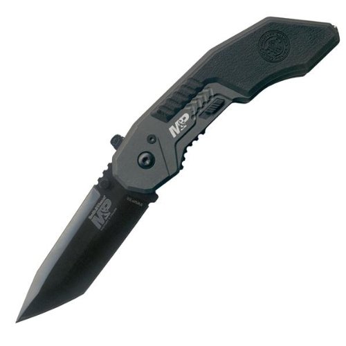 0028634701100 - SMITH & WESSON SWMP3B MILITARY AND POLICE KNIFE WITH MAGIC ASSISTED OPEN TANTO
