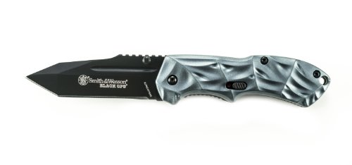 0028634706006 - SMITH & WESSON SWBLOP3SMTB OPS MINI M.A.G.I.C. ASSISTED OPENING LINER LOCK FOLDING KNIFE, BLACK