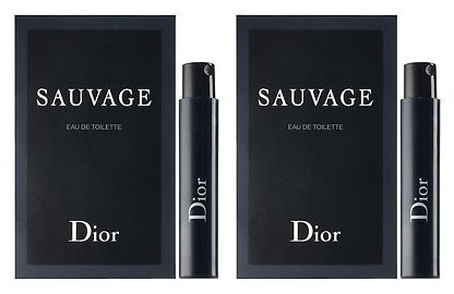 0028841413650 - DIOR SAUVAGE SAMPLE-VIALS FOR MEN, 0.03 OZ EDT *LOT OF 2* **FREE NAME BRAND SAMPLE-VIALS WITH EVERY ORDER**