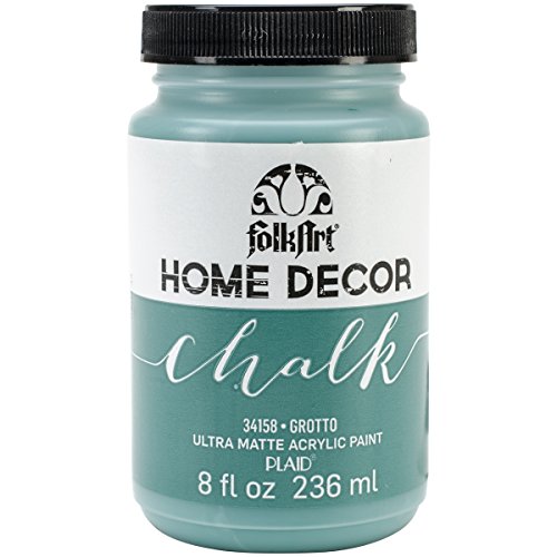 0028995341588 - FOLKART HOME DECOR CHALK FURNITURE & CRAFT PAINT IN ASSORTED COLORS (8 OUNCE), 34158 GROTTO