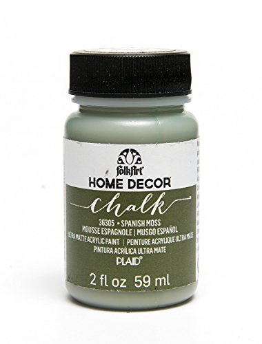0028995363054 - FOLKART HOME DECOR CHALK FURNITURE & CRAFT PAINT IN ASSORTED COLORS (2 OUNCE), 36305 SPANISH MOSS