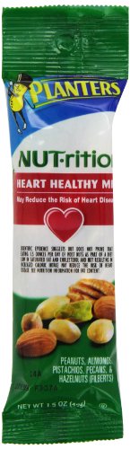 0029000017184 - PLANTERS NUTRITION HEART HEALTHY MIX, 1.5 OUNCE (PACK OF 18)