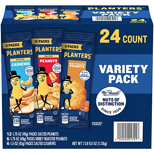 0029000017979 - PLANTERS PEANUTS AND CASHEWS VARIETY PACK, 40.5 OZ.
