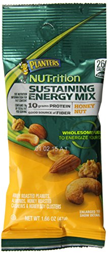 0029000019164 - PLANTERS NUTRITION SUSTAINING ENERGY MIX, HONEY NUT, 1.66 OUNCE (PACK OF 12)