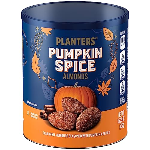 0029000019843 - PLANTERS FALL EDITION PUMPKIN SPICE ALMONDS, 15.25 OZ CANISTER
