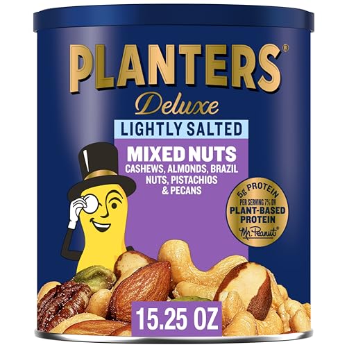 0029000020764 - PLANTERS DELUXE LIGHTLY SALTED MIXED NUTS, 15.25 OZ
