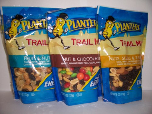 0029000078642 - PLANTERS TRAIL MIX-ULTIMATE ADVENTURE VARIETY GIFT PACK, PACK OF 3 DIFFERANT 6-OUNCE BAGS