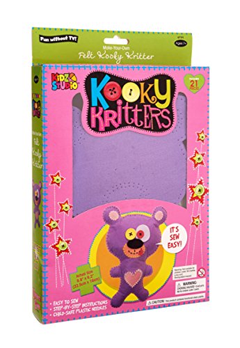 0029101671919 - UNIVERSITY GAMES KIDZ STUDIO MAKE YOUR OWN FELT KOOKY CRITTER BEAR (DISPATCHED FROM UK)