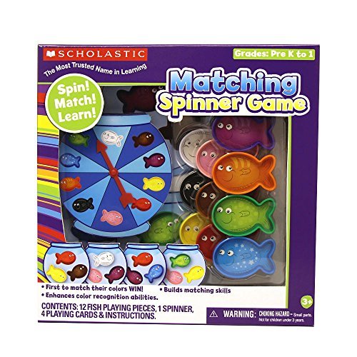 0029116313316 - SCHOLASTIC COLOR MATCHING SPINNER GAME
