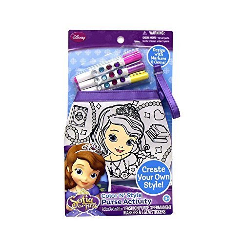 0029116935907 - COLOR N' STYLE PURSE ACTIVITY, SOFIA THE FIRST