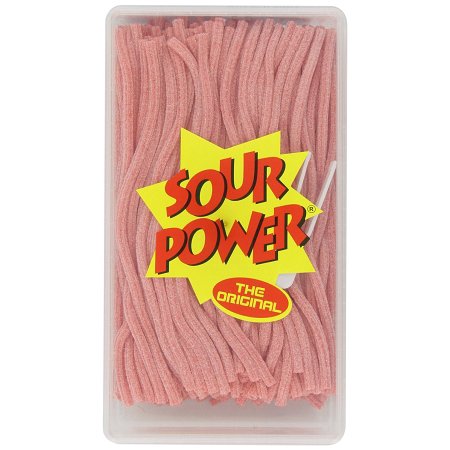 0291261193598 - SOUR POWER PINK LEMONADE FLAVORED CANDY STRAWS, 49.4 OUNCE