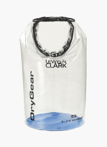 0029275016240 - LEWIS N. CLARK UNCHARTED DRYGEAR CYLINDER BAG, 5-LITRE, CLEAR