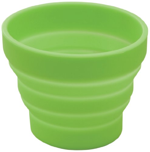 0029275041501 - LEWIS N. CLARK LUGGAGE SILICONE TRAVEL CUP, GREEN, ONE SIZE
