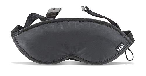 0029275091216 - LEWIS N. CLARK COMFORT EYE MASK WITH ADJUSTABLE STRAPS BLOCKS OUT ALL LIGHT , BLACK, ONE SIZE