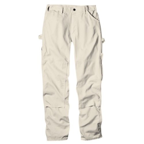 0029311143954 - DICKIES 34 INCH INSEAM RELAXED FIT DOUBLE - KNEE UTILITY PANTS, NATURAL, 34