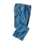 0029311687762 - MENS WORKHORSE JEANS STONE WASHED BY DICKIES IN INDIGO BLUE