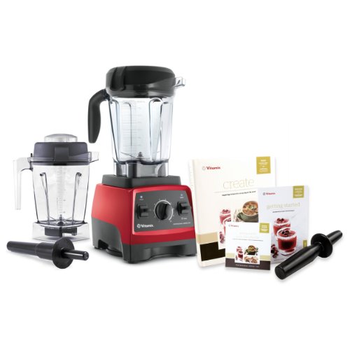 0029441084103 - VITAMIX CIA PROFESSIONAL SERIES 300 RUBY RED BLENDER WITH 64 OUNCE WET CONTAINER AND 48 OUNCE WET CONTAINER
