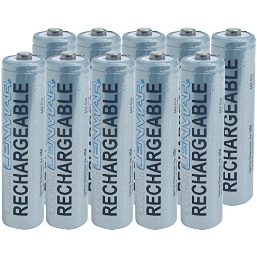 0029521835717 - RECHARGEABLE AAA 10 PACK 1000 MAH BATTERIES BY LENMAR