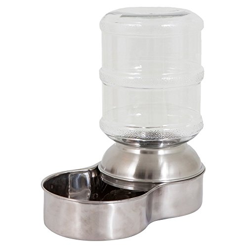 0029695243455 - STAINLESS STEEL REPLENDISH W MICROBAN DOG CAT WATERER SMALL