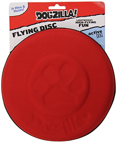0029695308895 - PETMATE 30889 DOGZILLA FLYING DISC PET TOY, 10-INCH, RED