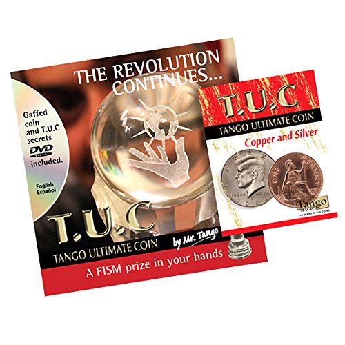 0029741702271 - MMS TANGO ULTIMATE COIN COPPER AND SILVER WITH INSTRUCTIONAL DVD TANGO TRICK KIT