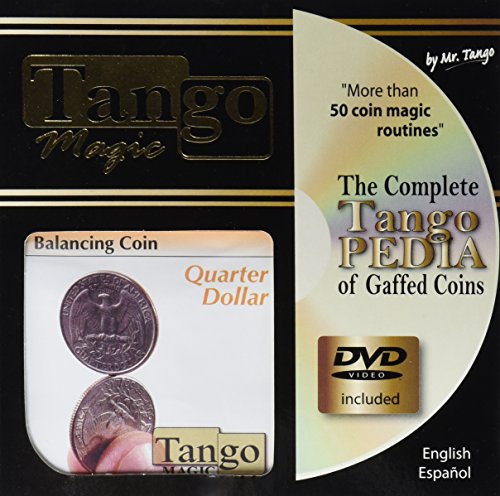 0029741712539 - MMS BALANCING COIN (QUARTER DOLLAR WITH DVD) (D0066) BY TANGO MAGIC - TRICK