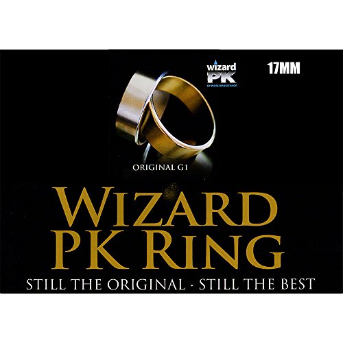 0029741719453 - MMS WIZARD PK RING ORIGINAL (FLAT, GOLD, 17MM) BY WORLD MAGIC SHOP - TRICK