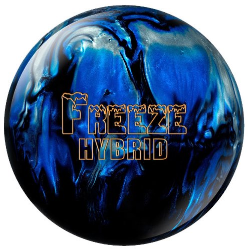 0029744166780 - COLUMBIA 300 FREEZE HYBRID BOWLING BALL, BLACK/BLUE/SILVER, 15