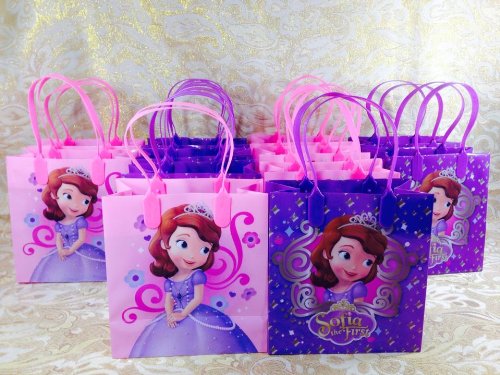 0029756345432 - 12PC SOFIA THE FIRST PRINCESS GOODIE BAGS PARTY FAVOR GIFT BAGS