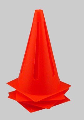 0029807169505 - SPALDING SAFETY CONES PVC 4-9 IN.