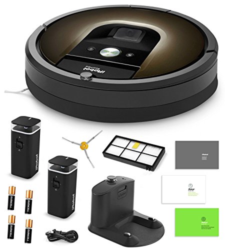 0029882767801 - IROBOT ROOMBA 980 VACUUM CLEANING ROBOT + 2 DUAL MODE VIRTUAL WALL BARRIERS (WITH BATTERIES) + EXTRA SIDE BRUSH + EXTRA HEPA FILTER + MORE