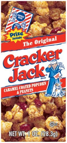 0030000029121 - CRACKER JACK ORIGINAL SINGLES, 1-OUNCE BOXES (PACK OF 25)