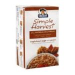 0030000052570 - SIMPLE HARVEST ALL NATURAL MULTIGRAIN INSTANT HOT CEREAL MAPLE BROWN SUGAR WITH PECANS 1 BOX