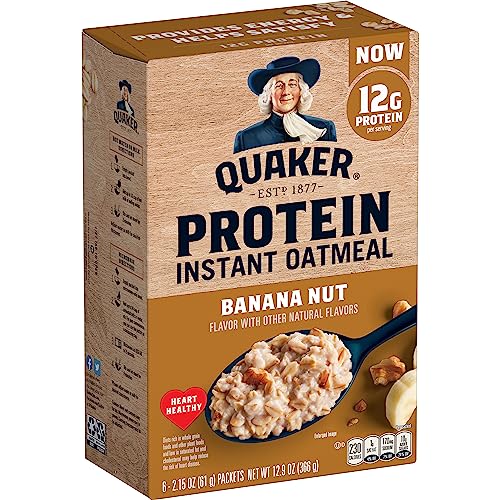 0030000315958 - QUAKER SELECT STARTS PROTEIN BANANA NUT INSTANT OATMEAL, 2.15 OZ, 6 COUNT