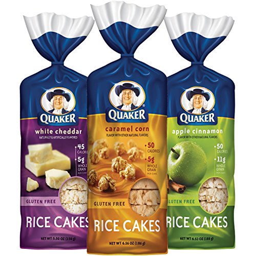 0030000562185 - QUAKER GLUTEN FREE RICE CAKES VARIETY PACK, 6 COUNT