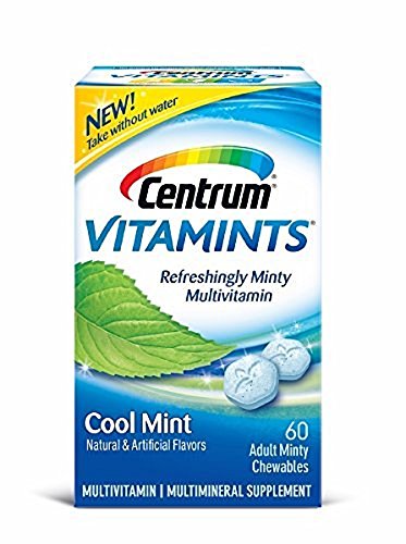 0300054450326 - CENTRUM VITAMINTS REFRESHINGLY MINTY MULTIVITAMIN, COOL MINT, 60 CHEWABLES MINTS PER PACK (3 PACKS)