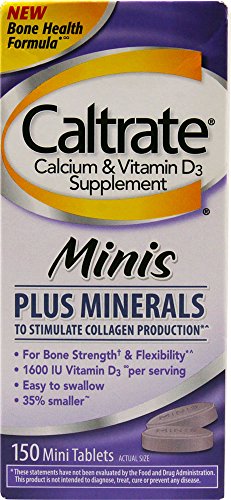 0300055510821 - CALTRATE MINIS CALCIUM & VITAMIN D3 TABLETS 150 CT (PACK OF 5)