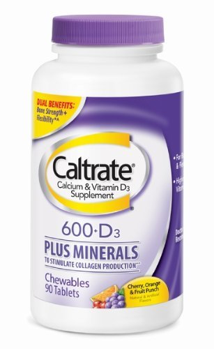 0300065175515 - CALTRATE CALCIUM 600MG, VITAMIN D3, AND MINERALS, ASSORTED FRUIT CHEWABLE TABLET