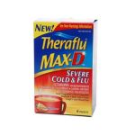0300676427065 - MAX-D SEVERE COLD & FLU PACKETS NATURAL CITRUS 6 PACKETS